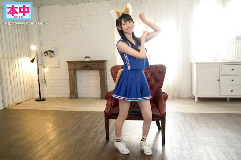 愛跳狐狸舞!北海道光滑F奶妹「夢莉梨花」中出解禁!