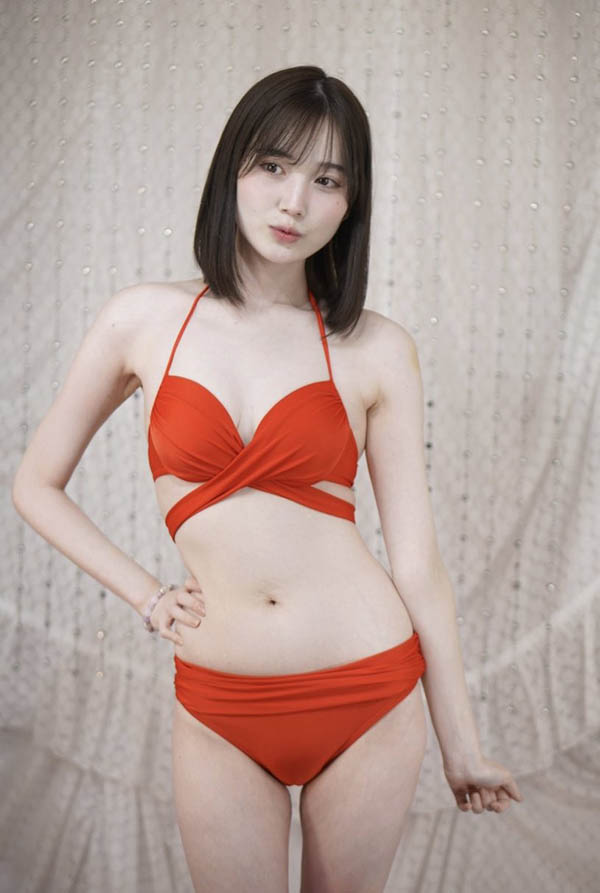 168公分超高挑長腿妹「本田桃」，臉蛋甜又有「超細白美乳」！